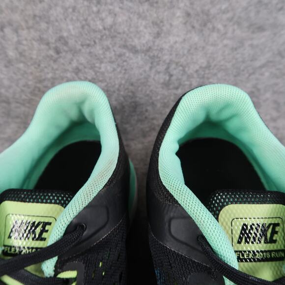 Nike Shoes Womens 8 Athletic Trainer Flex 2016 Run Sneaker Active Fitness Black - Picture 3 of 12